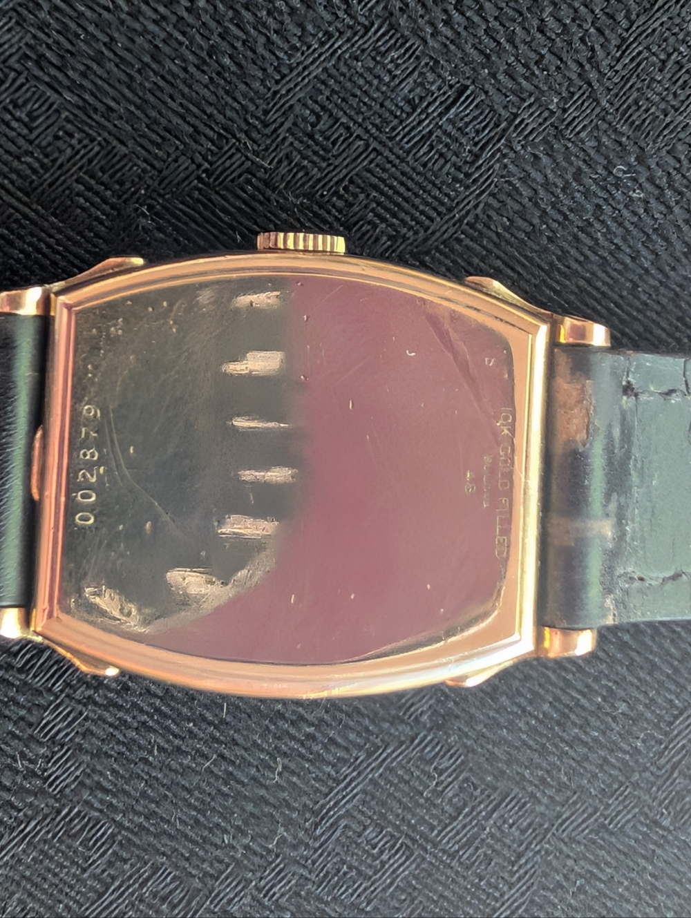 Vintage 1948 Bulova 10K Rose Gold Filled Watch Works Great!! Newly Serviced - Picture 7 of 14